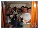 Dinner in cabin