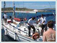 Mooring the yacht